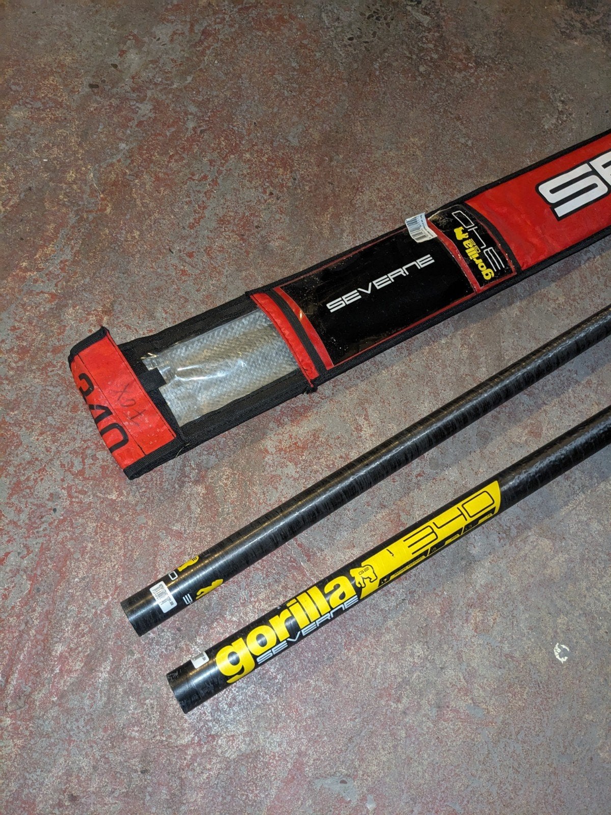 Severne Gorilla G2 mast 340, Watersport en Boten, Windsurfen, Zo goed als nieuw, Mast, Severne, Met draagtas, Ophalen