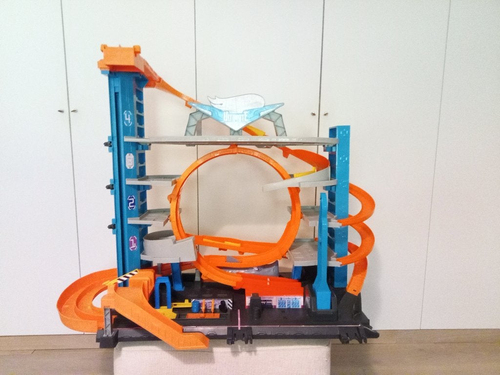 Hot Wheels City Ultimate Garage, Mécanique à remonter, Comme neuf, Enlèvement, Circuit