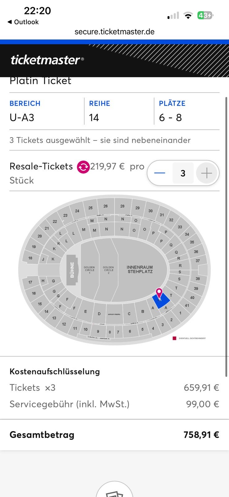 Billets Bruno Mars, Juin