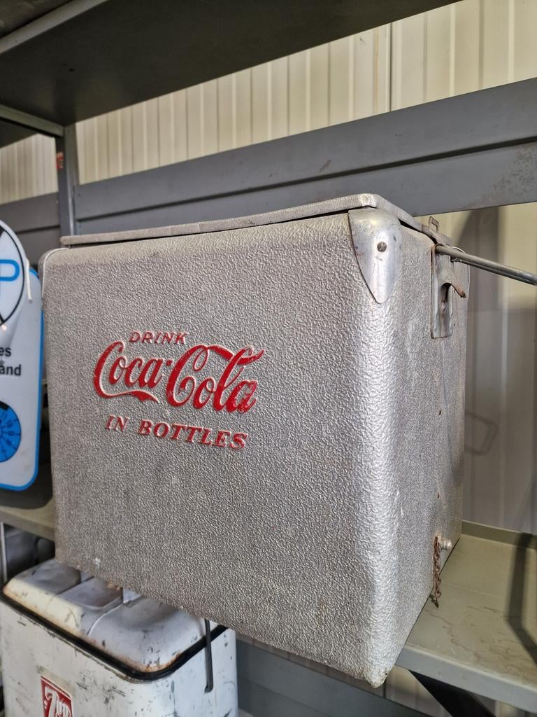 Glacière Coca-Cola Pepsi. Couronne royale 7up. Le poivre., Enlèvement, Utilisé