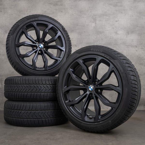 4 jantes BMW X3  + pneus hiver Pirelli  – état impeccable, Autos : Pièces & Accessoires, Pneus & Jantes, Pneus hiver, 275 mm, Pneu(s)