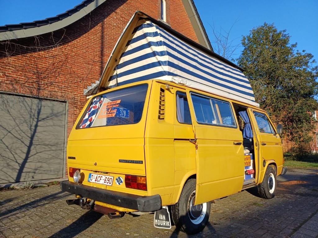 Volkswagen T3 Camper EUREC Cassandra, Autos, Achat, 4 portes, Jaune, Boîte manuelle
