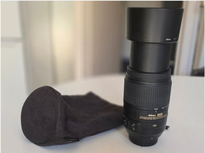 Nikkor AF-S 55-300mm 4.5-5.6 DX VR, Audio, Tv en Foto, Ophalen, Nikon, Telelens, Zo goed als nieuw