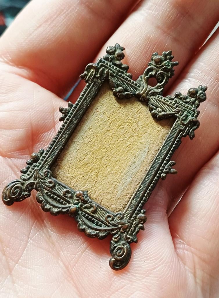 Antiek mini kaderje, Ophalen of Verzenden