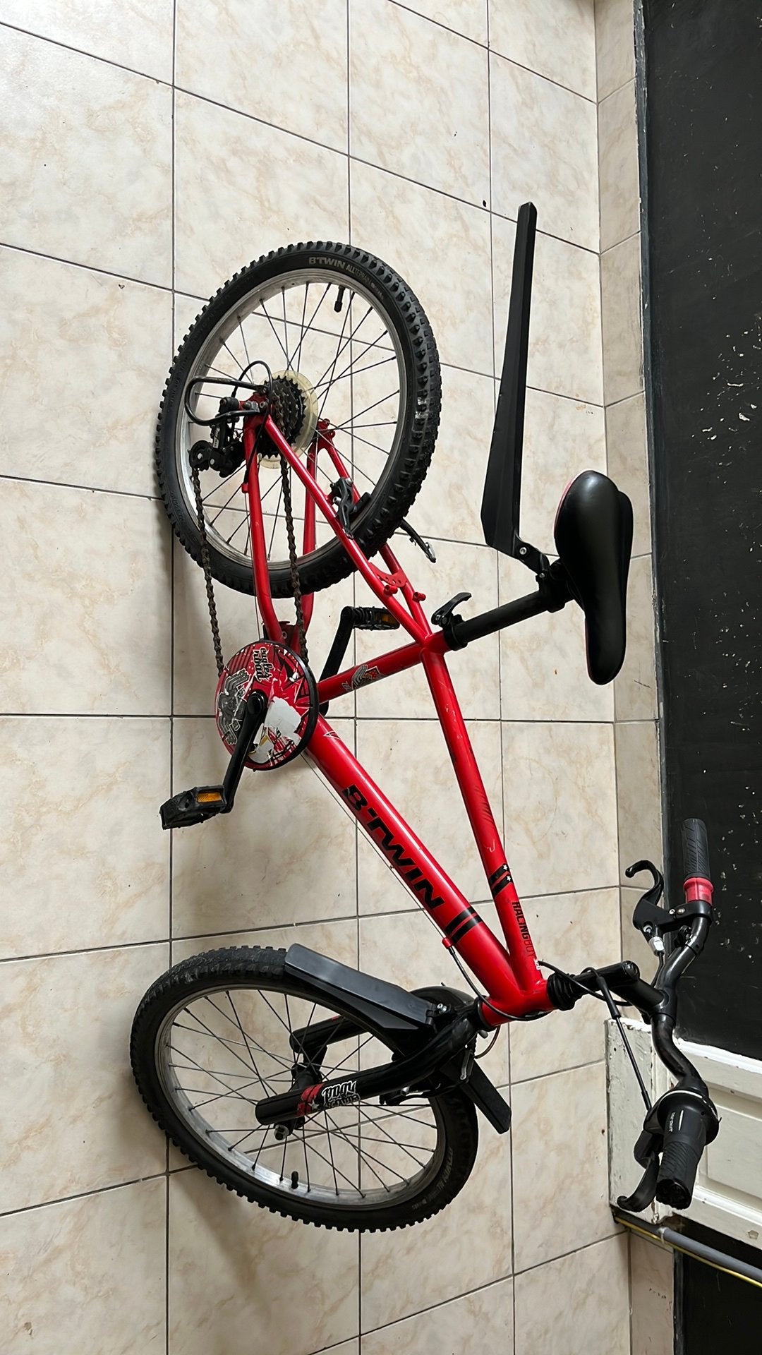 Kinderfiets, Fietsen en Brommers, Ophalen, Staal, Velgrem, Minder dan 16 inch