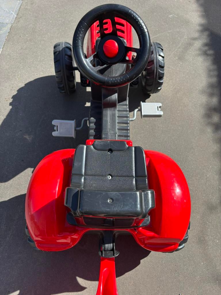 Speel tractor met aanhang, Ophalen, Zo goed als nieuw