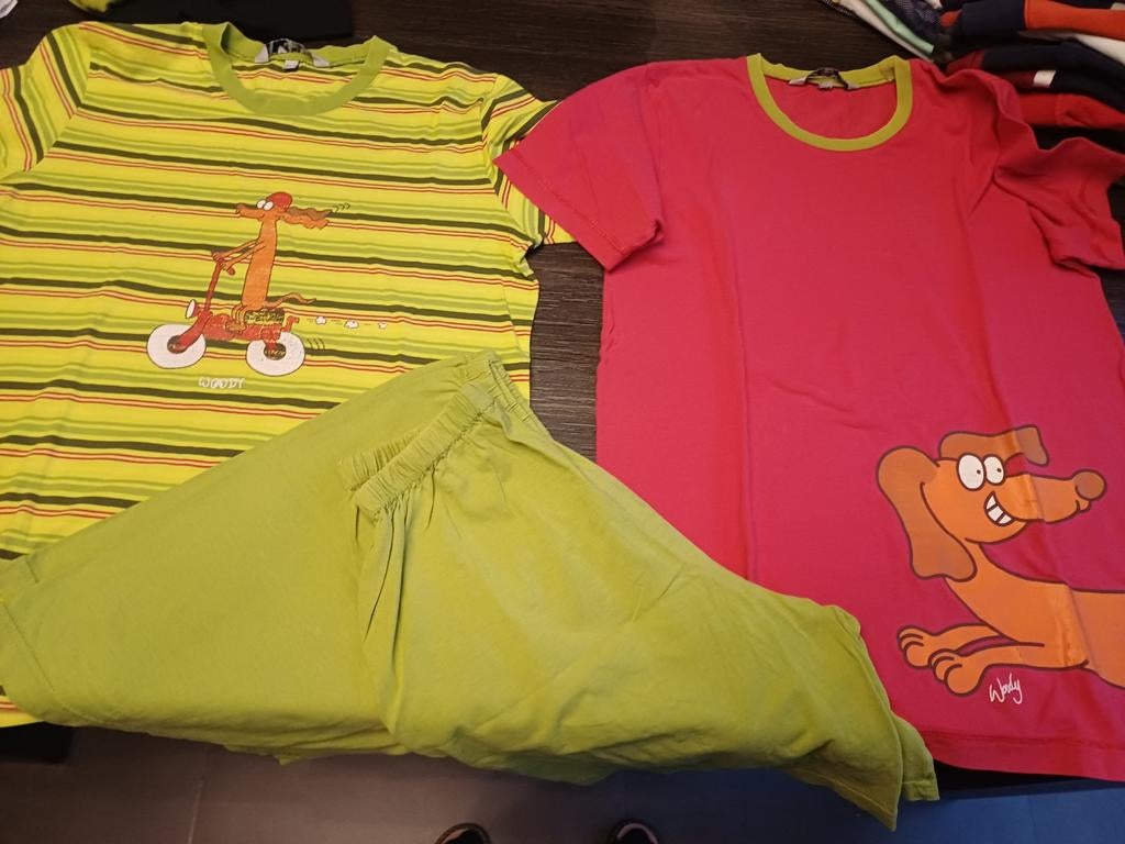Pyjama woody maat 52, 12 jaar, Ophalen of Verzenden, Gebruikt, Maat 152