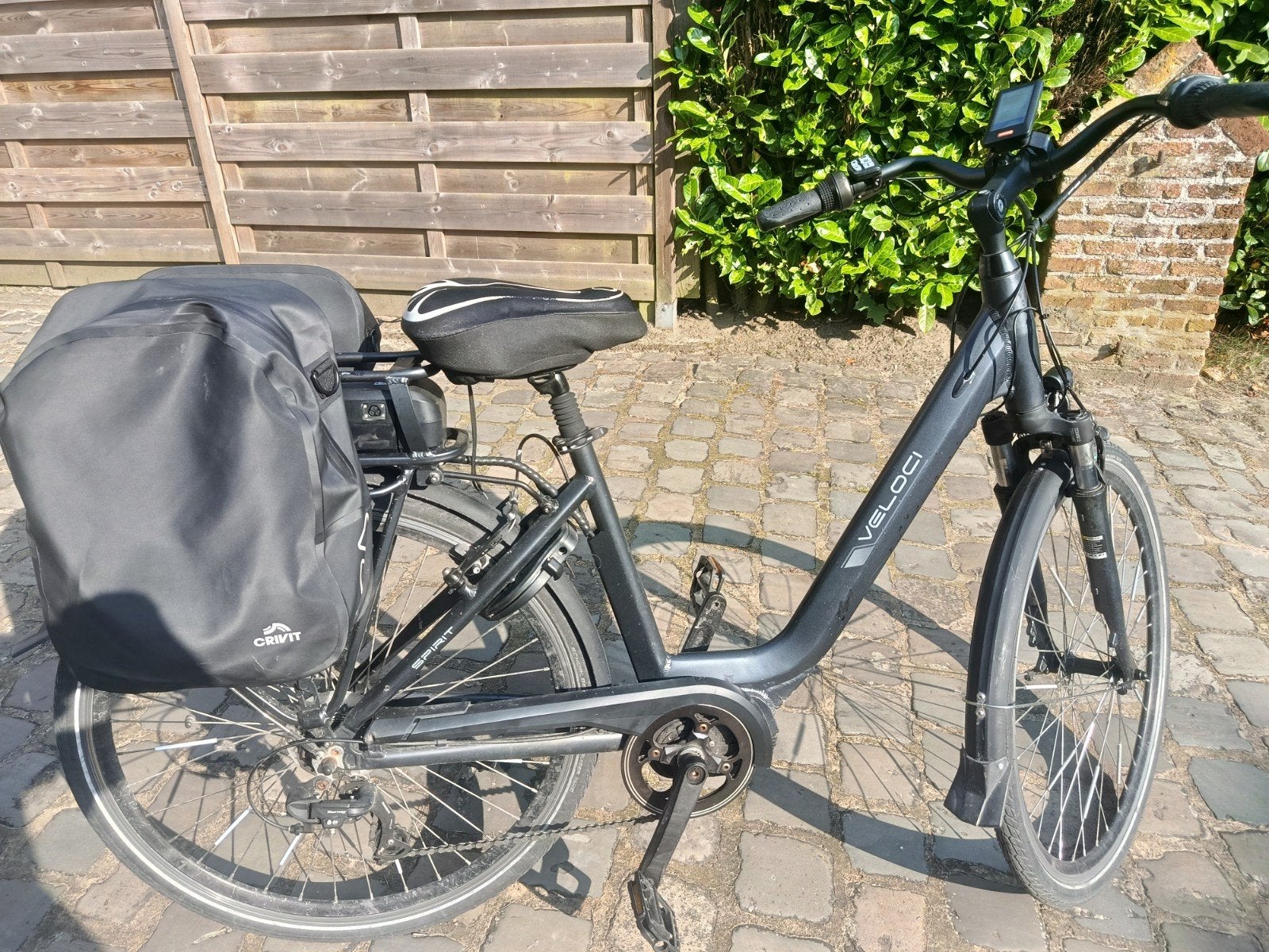 Elektrische fiets zonder batterij, Ophalen