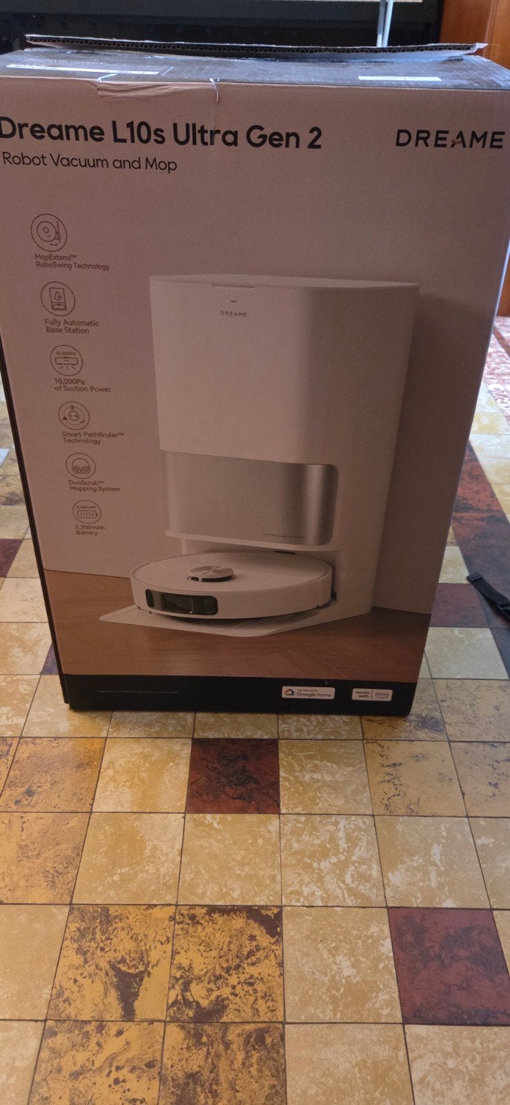 Dreame L10s Ultra Gen 2 aspirateur laveur, Dreame, Sac à poussière, Comme neuf, Enlèvement