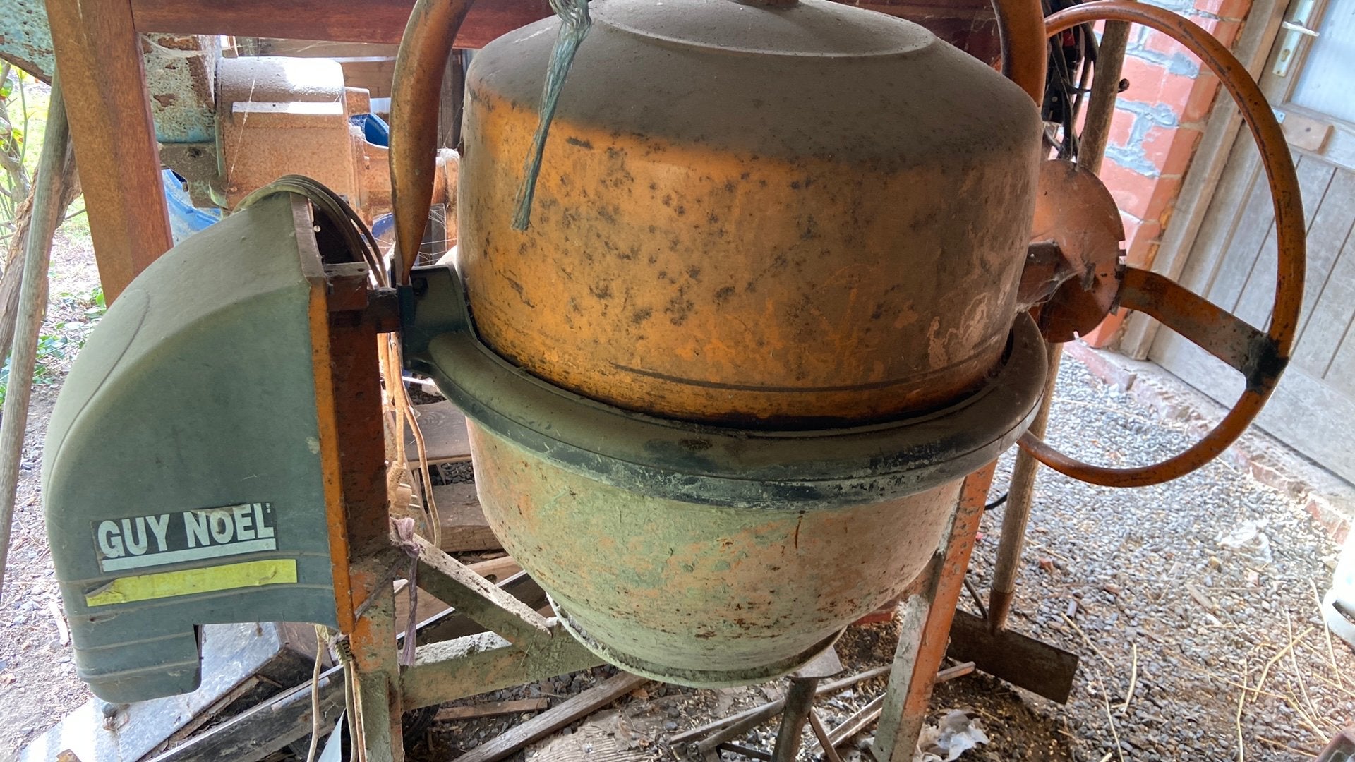 Betonneuse, Enlèvement, Utilisé