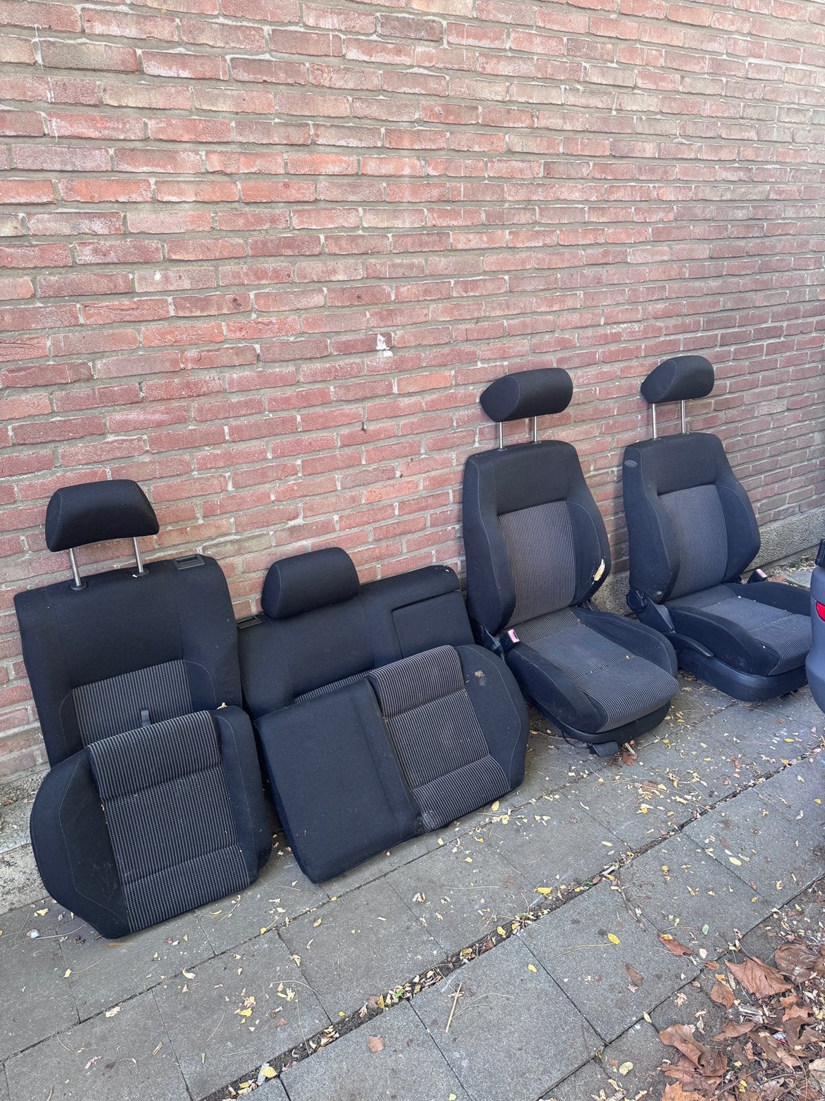 Complete set autostoelen + achterbank (Volkswagen Golf), Auto-onderdelen, Ophalen, Gebruikt, Volkswagen