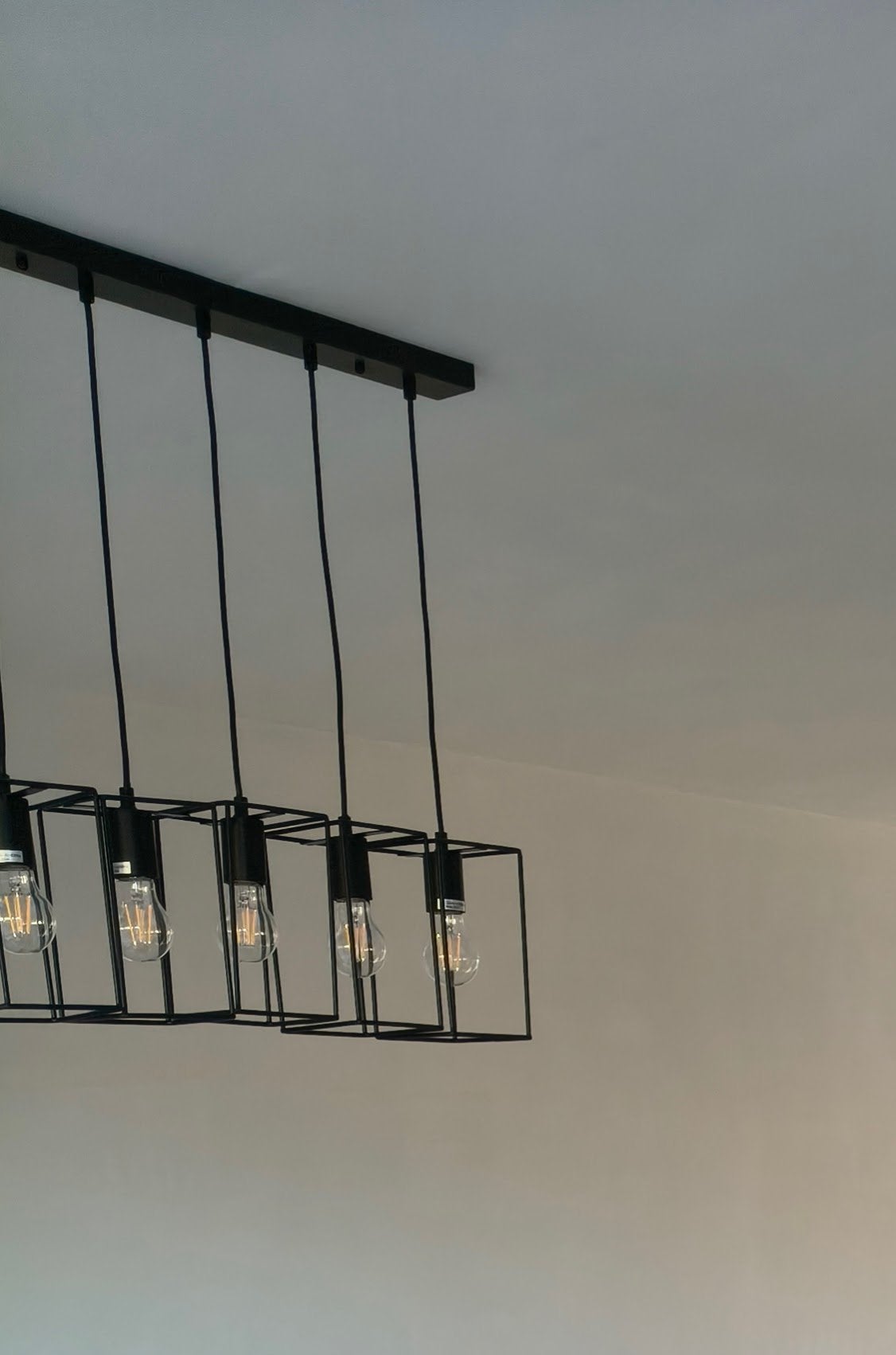 Zwarte pendel lamp veel licht, Ophalen, Zo goed als nieuw