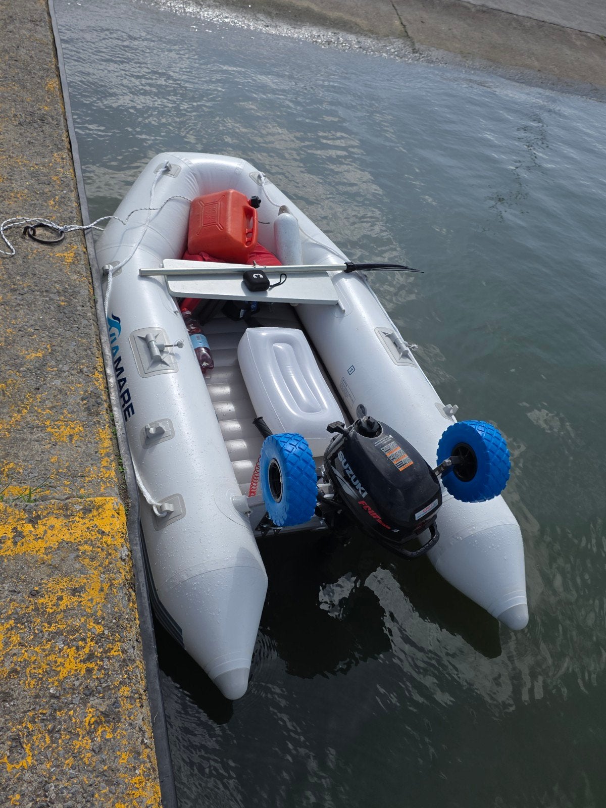 bateau viamare, Enlèvement, Utilisé