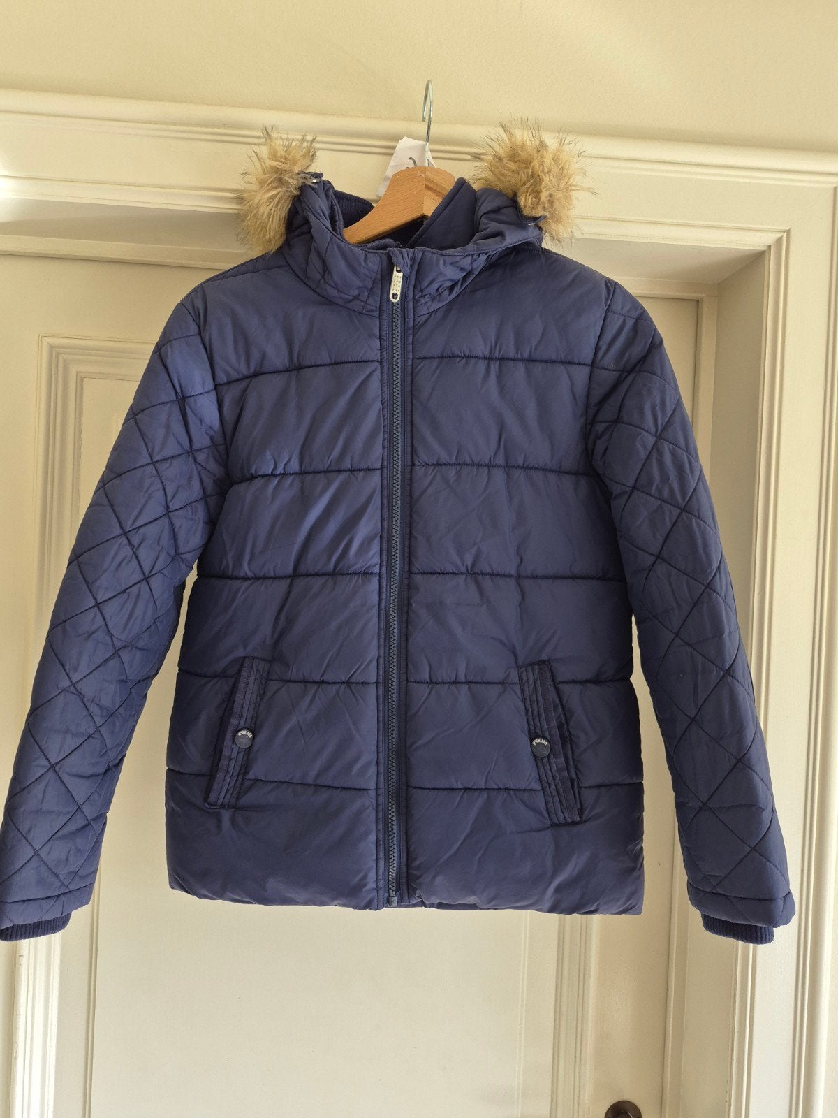 mooie winterjas jongen maat 152, Garçon, C&A, Enlèvement, Utilisé
