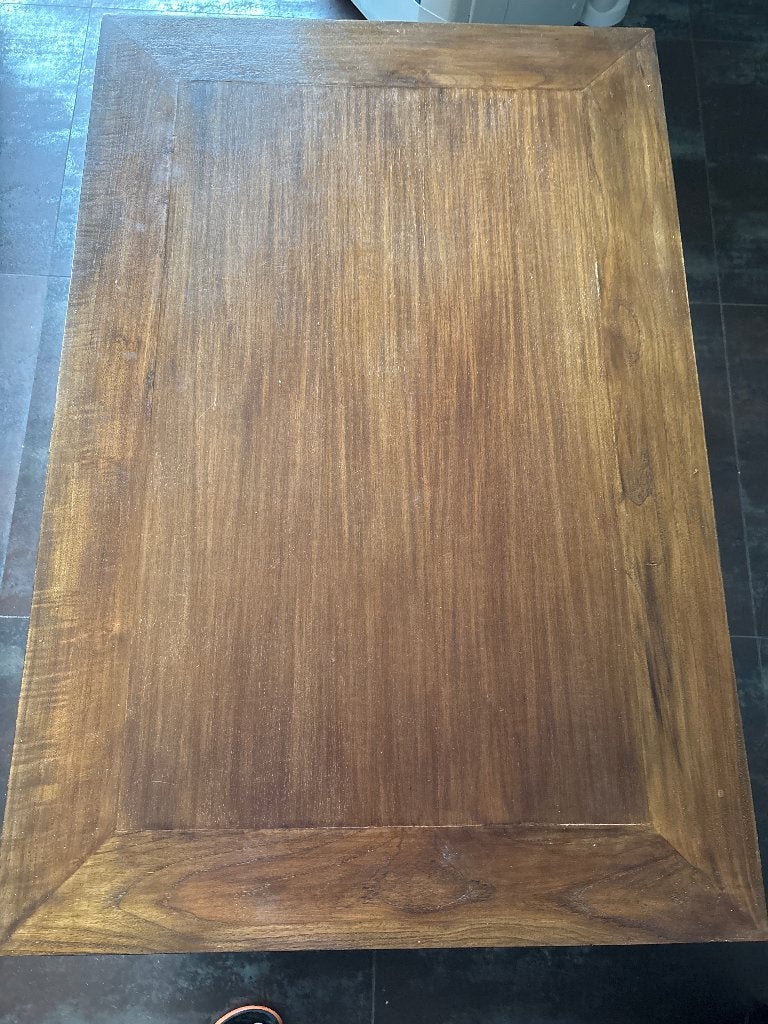 Table salon à donner, Bois, 50 à 100 cm, Enlèvement, Utilisé