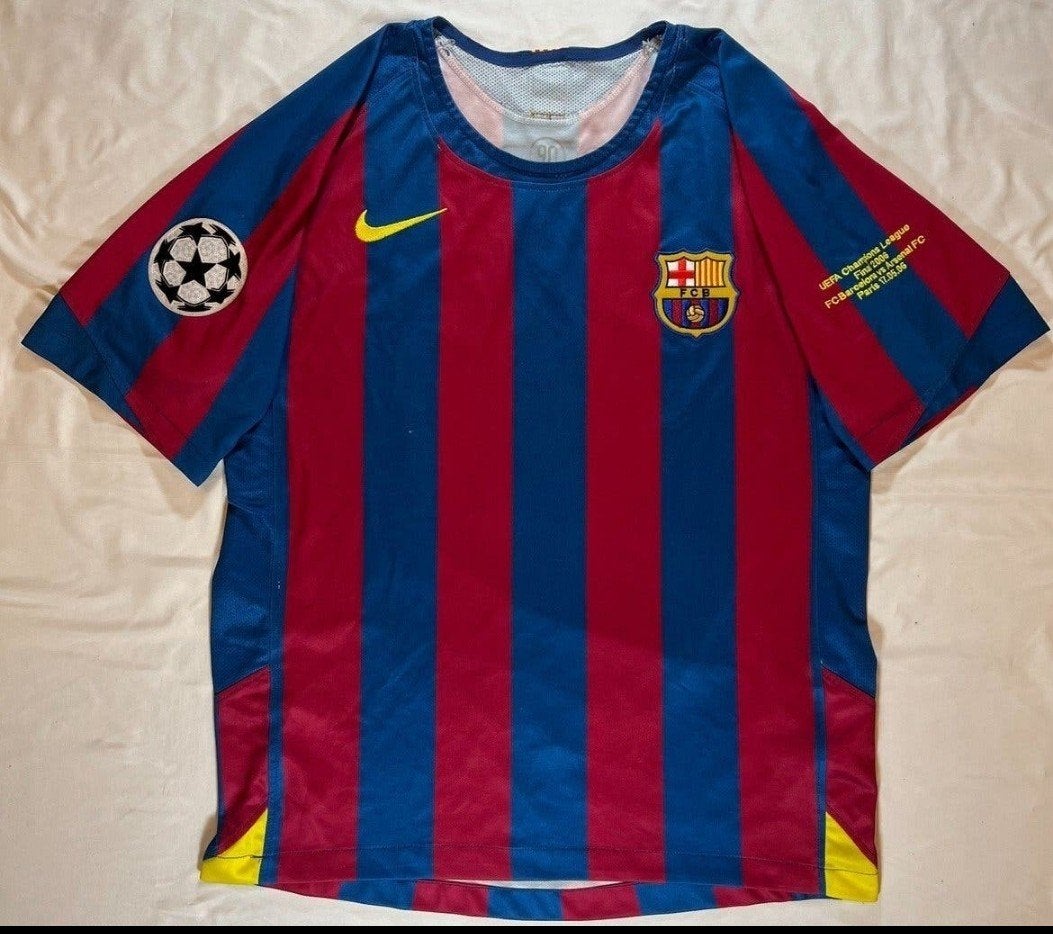 Barcelona Ronaldinho Champions League Origineel Finale 2006, Sport en Fitness, Verzenden