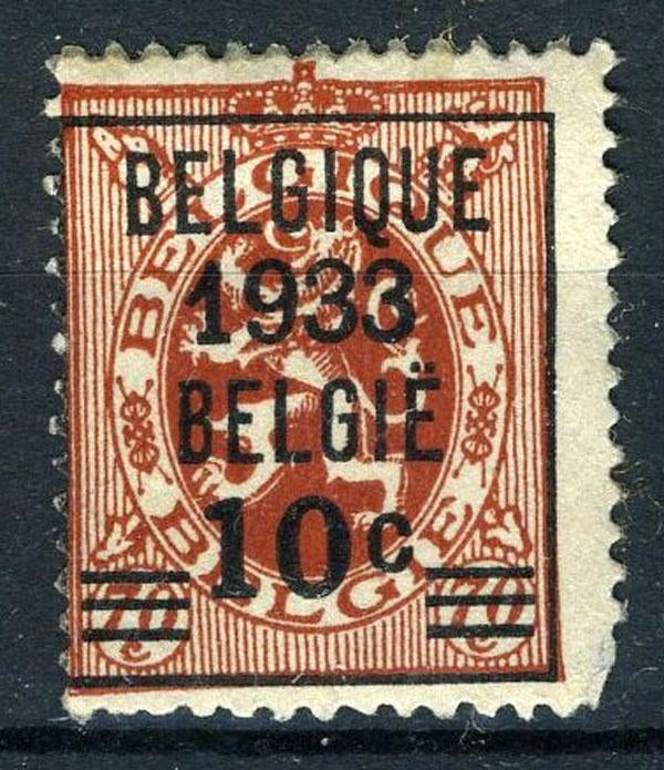 (B) 375 MNH 1933 - Heraldieke leeuw, Postzegels en Munten, Postzegels | Europa | België, Ophalen of Verzenden, Postfris, Postfris