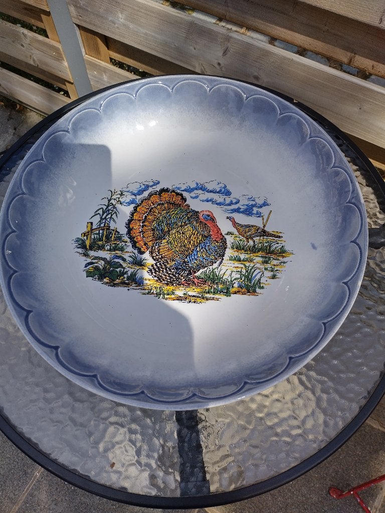 decoratieschaal ceramica - 40 cm breed, Ophalen