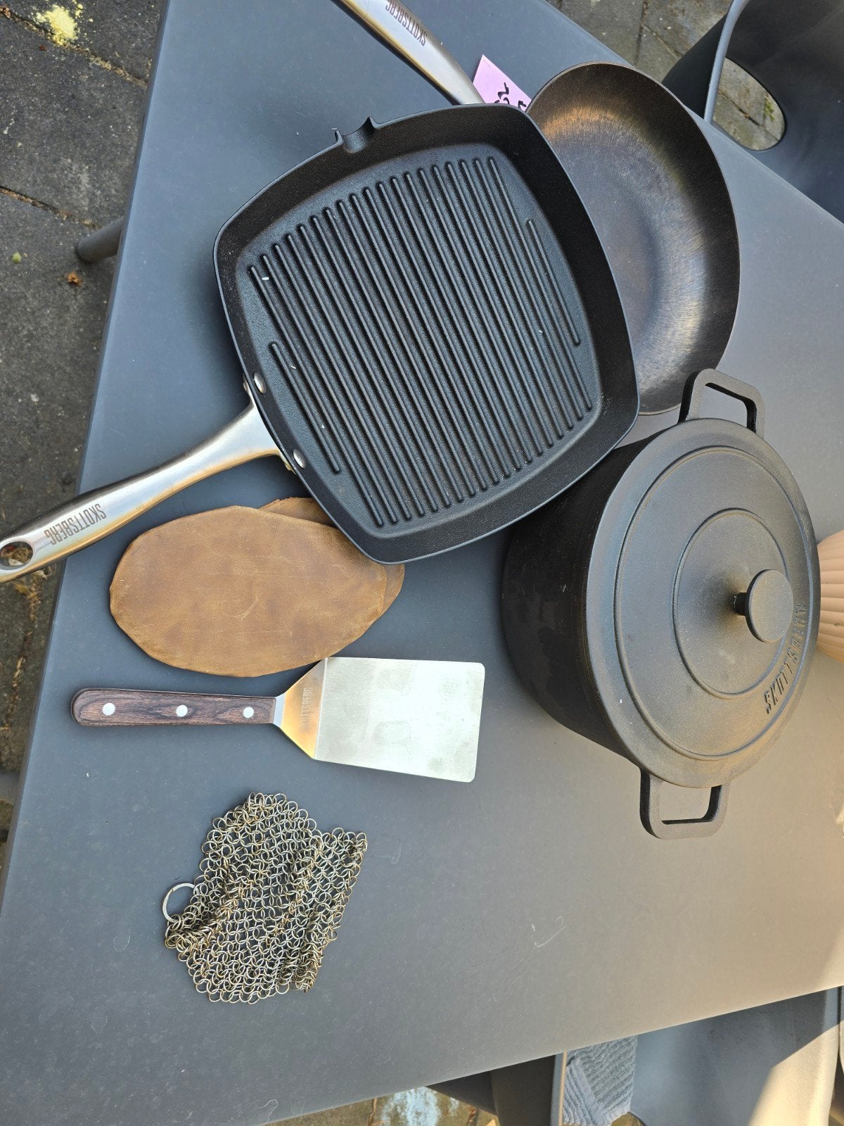 Skottsberg Pannenset: Koekenpan, Grillpan, Braadpan + extra, Ophalen, Nieuw, Skottsberg