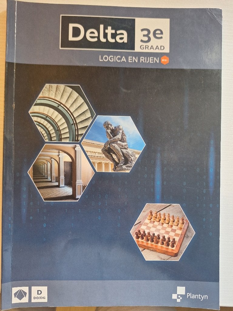 Delta 3de graad logica en rijen leerboek, Boeken, Ophalen, Zo goed als nieuw