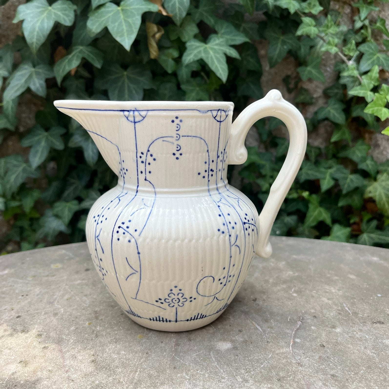 Grote vintage melkkan of kleine kan Boch Copenhague, Antiek en Kunst, Ophalen of Verzenden