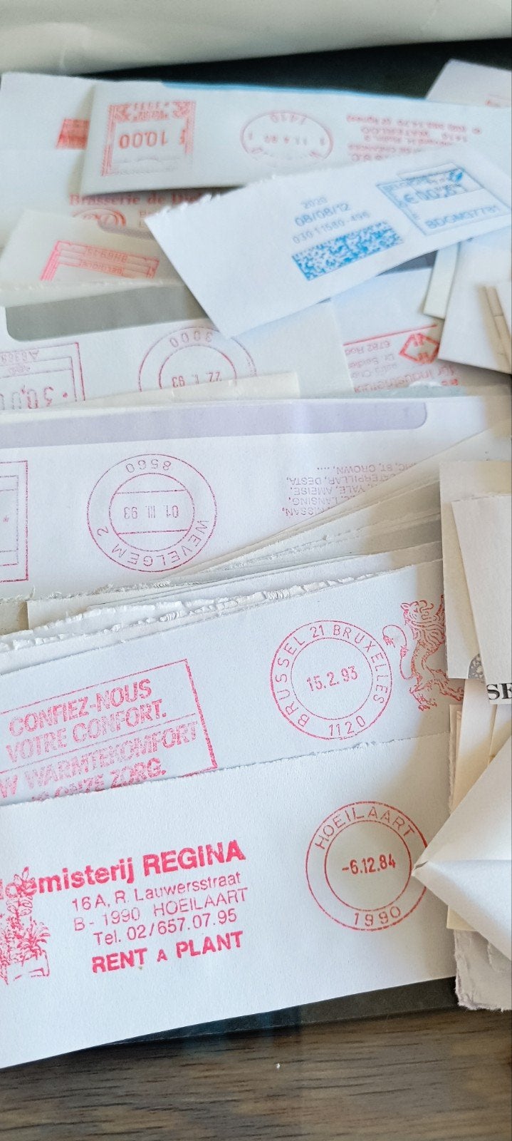 Machine à affranchir belge - empreinte, tampon ou post-mètre, Timbres & Monnaies, Timbres | Europe | Belgique, Enlèvement ou Envoi