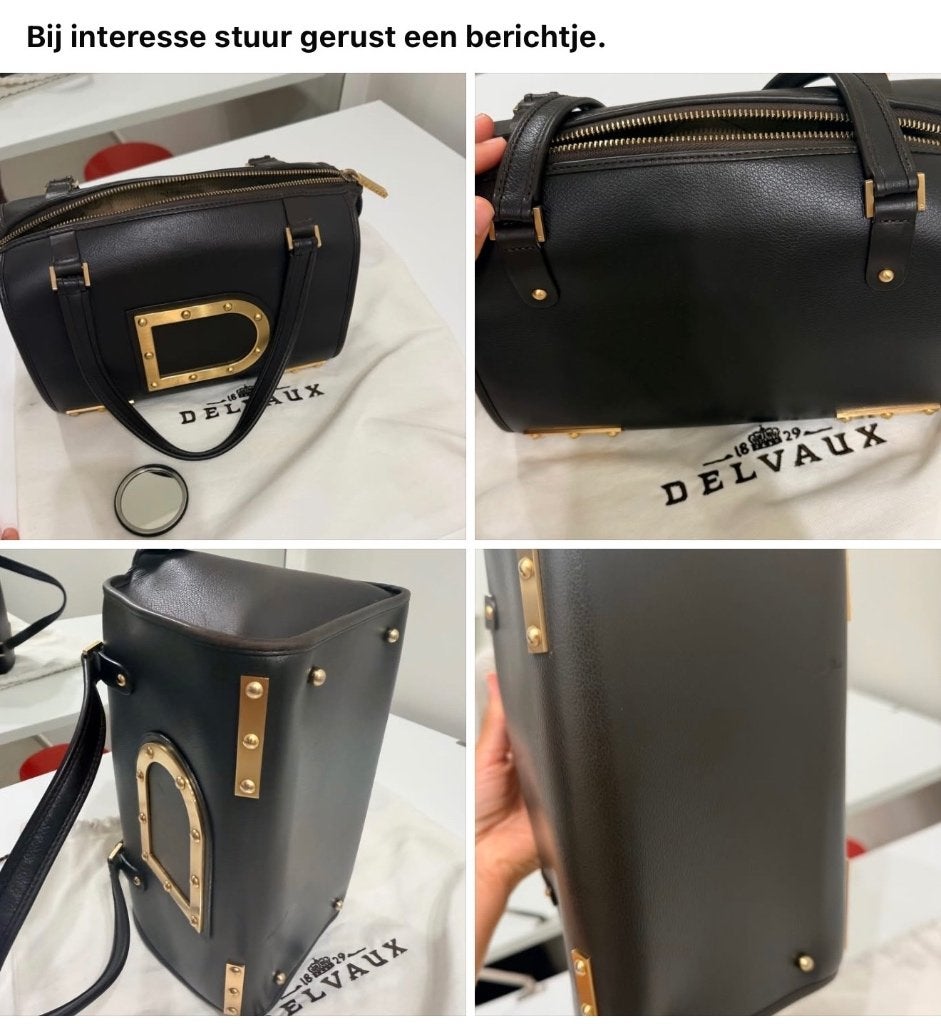 Delvaux, Enlèvement ou Envoi, Comme neuf, Brun, Autres types