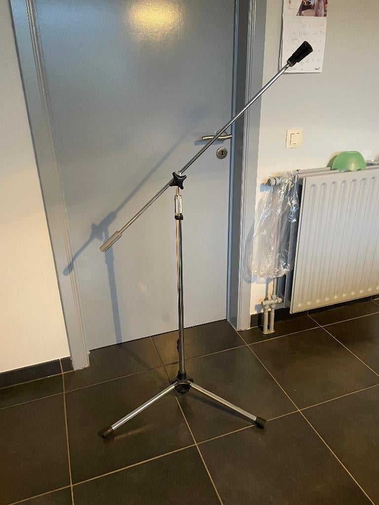 Microfoon standaard, Muziek en Instrumenten, Ophalen, Gebruikt, Microfoon