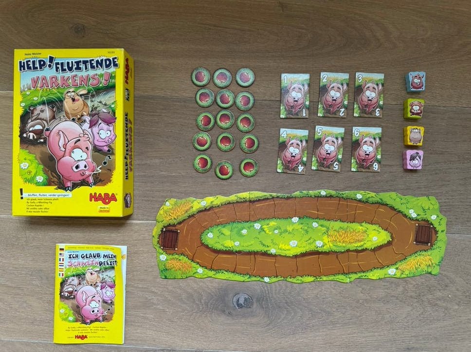 Haba - Spel  Help Fluitende Varkens !, Enlèvement ou Envoi, Comme neuf