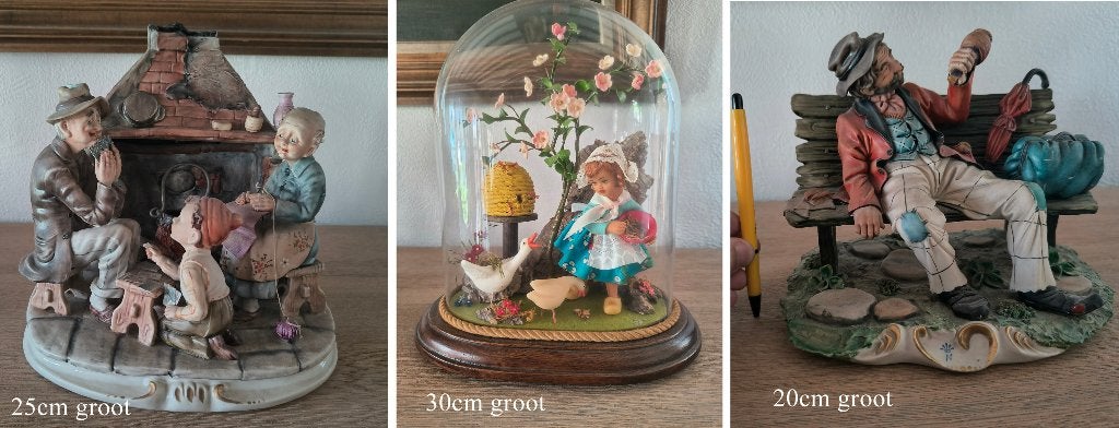 Verzameling capodimonte beeldjes, Ophalen