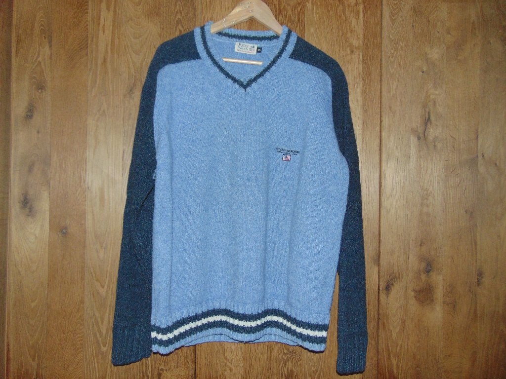 Trui River Woods met wol maat XXL, Ophalen of Verzenden, Gedragen, Overige maten, Blauw