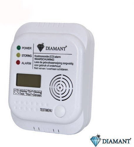 CO Alarm Diamant, rookmelder Unielektra, Ophalen of Verzenden, Nieuw, Rook, Draadloos