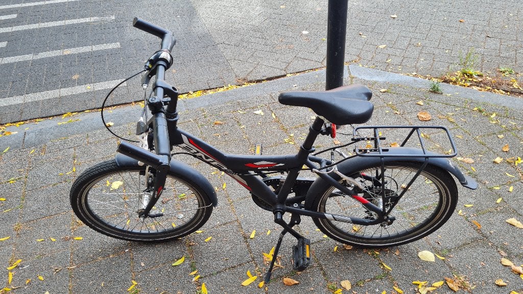 fiets 20 inch zwart, Ophalen, Gebruikt, Velgrem, Versnellingen