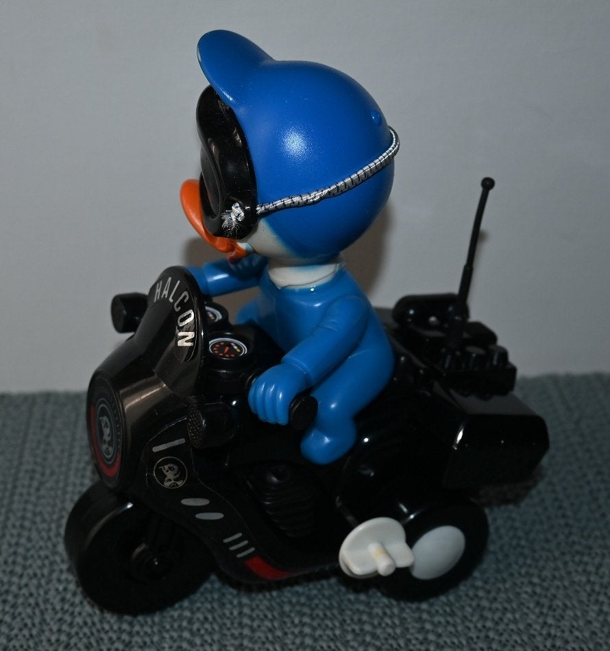 Walt Disney Mecanica Ibense Halcon / Duck /Kwik-Kwek-Kwak, Envoi, Donald Duck, Utilisé, Statue ou Figurine