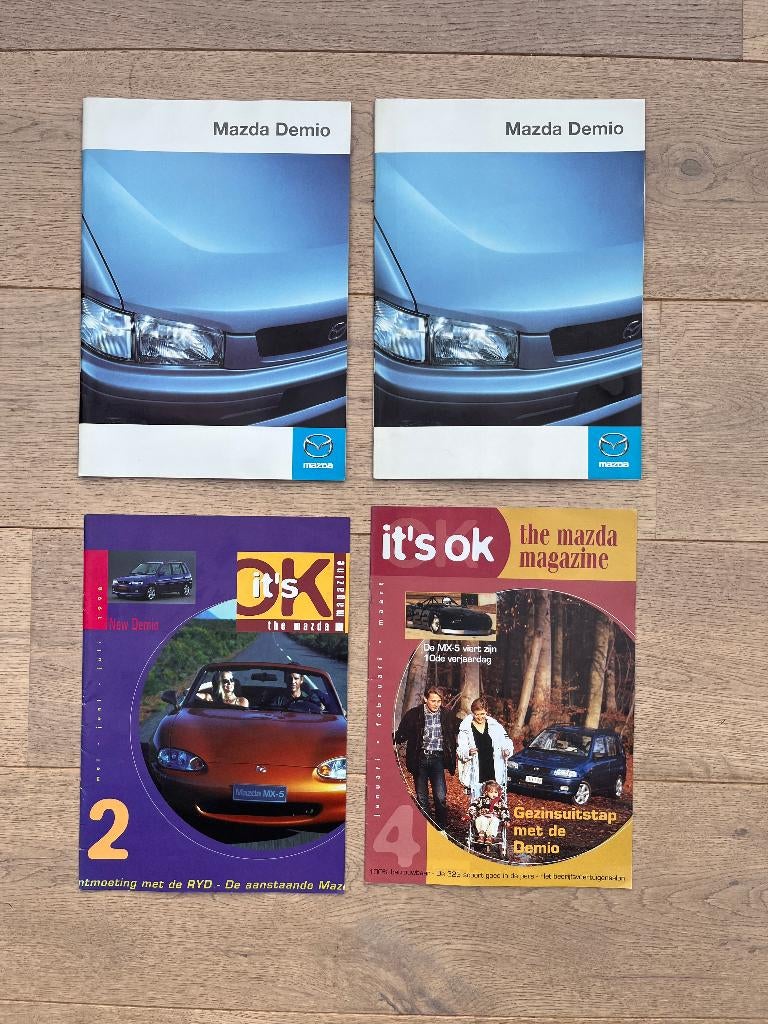 BROCHURES MAZDA DEMIO, Livres, Autos | Brochures & Magazines, Enlèvement ou Envoi, Utilisé, Mazda