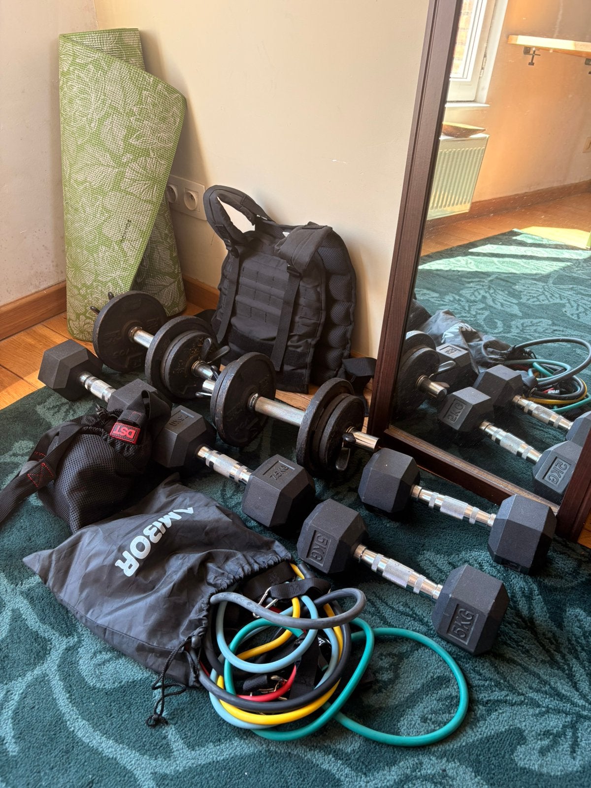Complete Home Gym Bundle – Ready to Train, Sport en Fitness, Fitnessmaterialen, Ophalen, Zo goed als nieuw