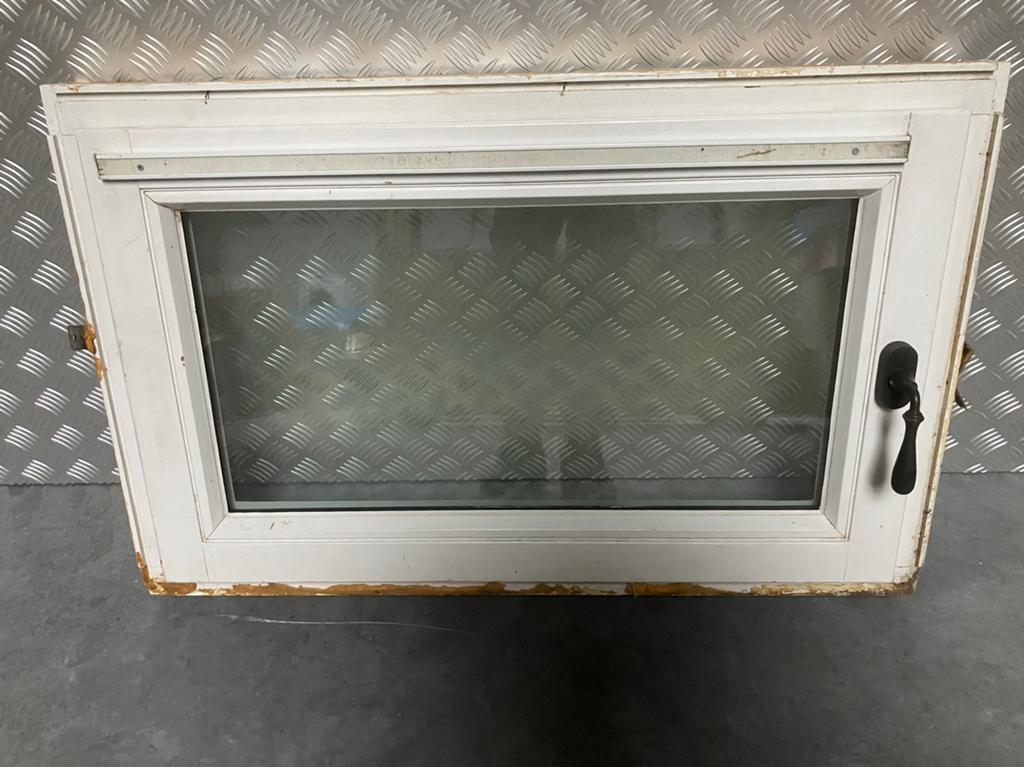 Draaikipraam afzelia witgelakt met superisolerend glas 0.8, Bricolage & Construction, Enlèvement, Comme neuf