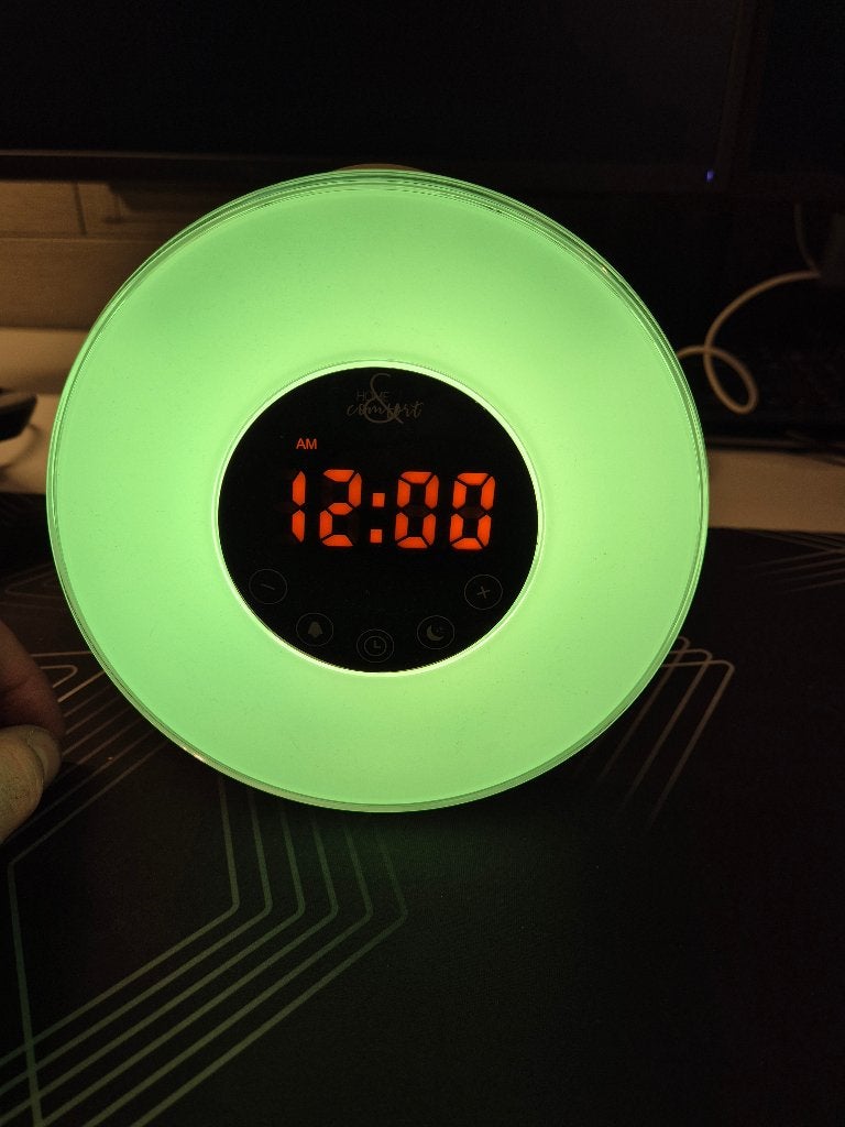 Wekker met licht, Ophalen, Gebruikt, Digitaal