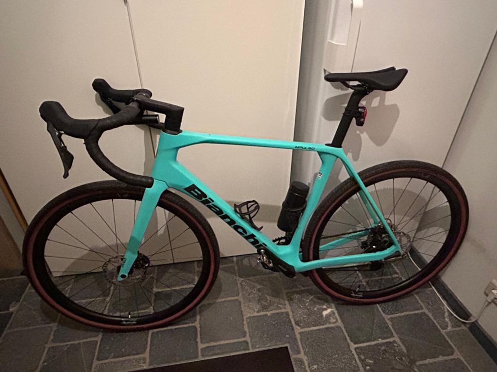 Bianchi Impulso Pro size L, Ophalen, Zo goed als nieuw, Carbon