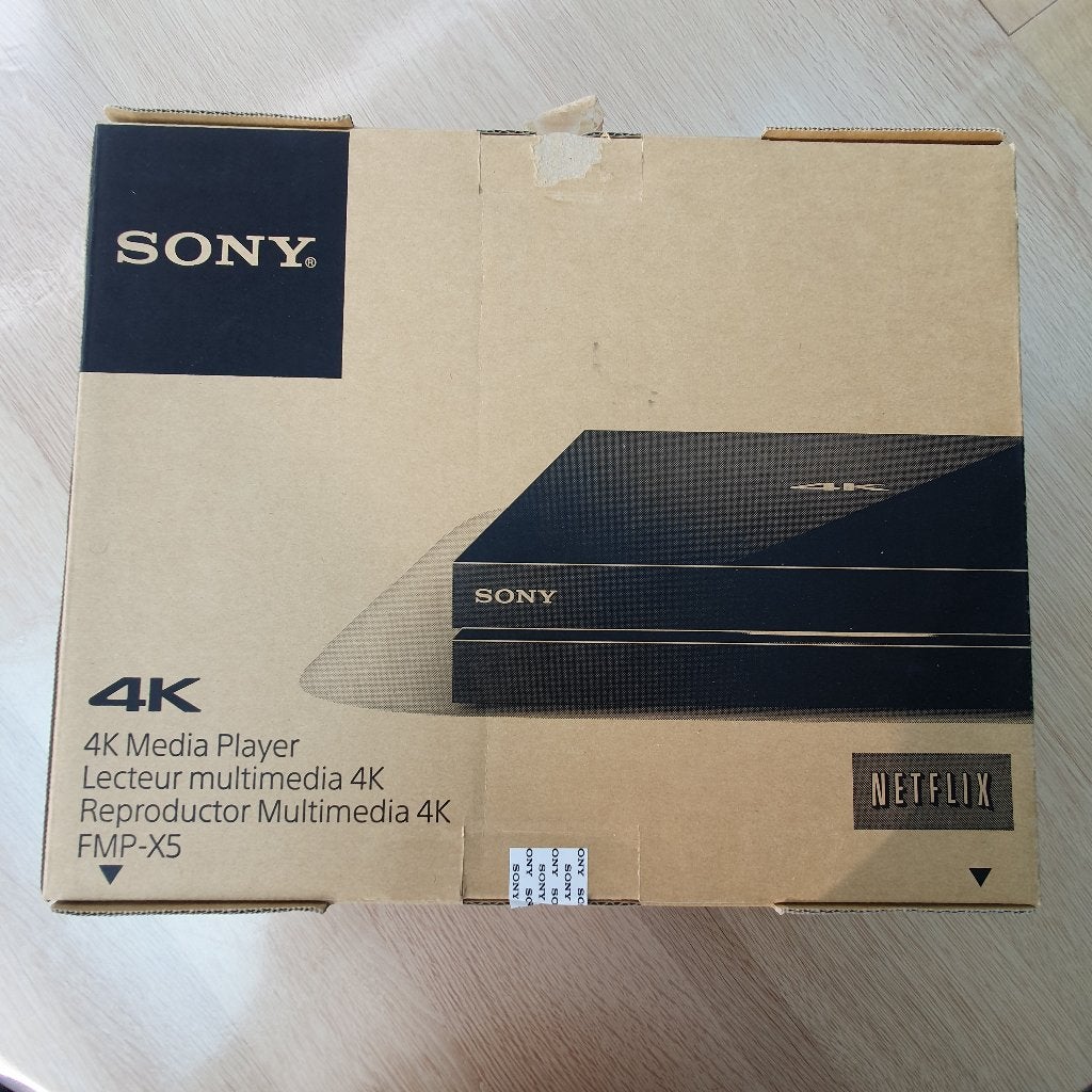 A vendre: Sony 4K lecteur multimédia Netflix, TV, Hi-fi & Vidéo, Décodeurs & Enregistreurs à disque dur, Enlèvement, Comme neuf