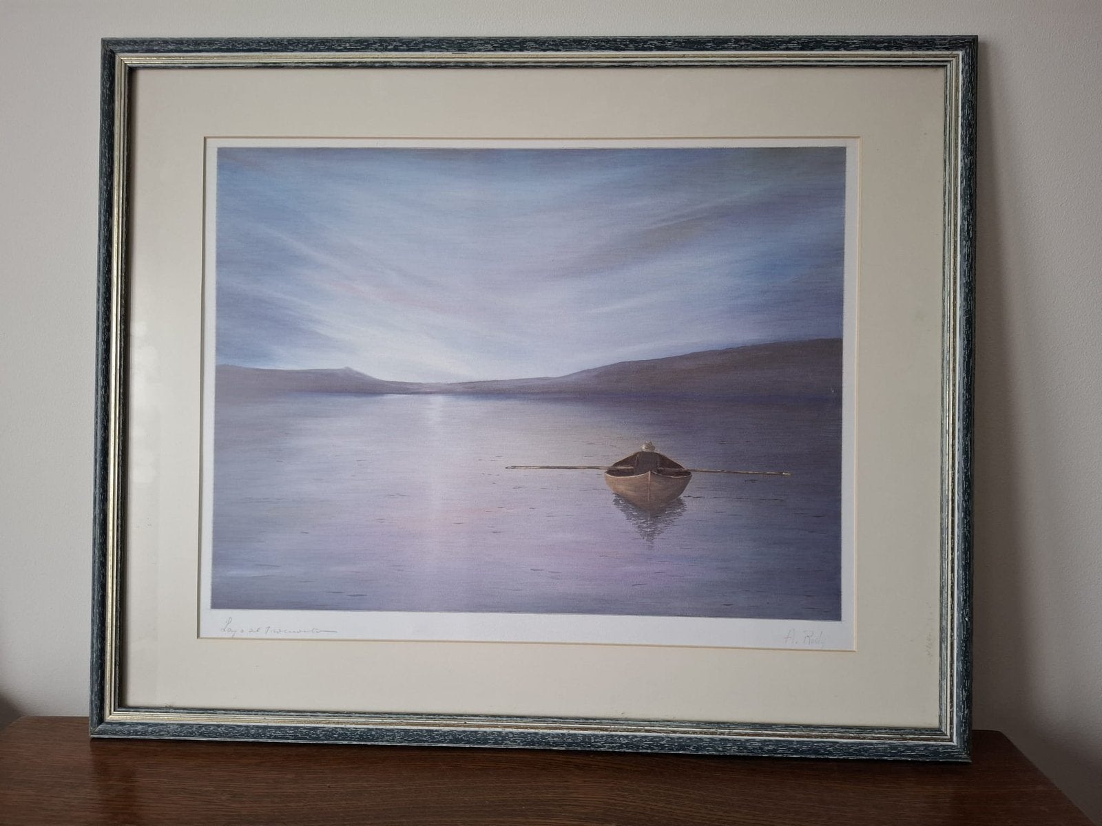 Schilderij van A. Rody, Antiquités & Art, Art | Peinture | Classique, Enlèvement, Maritime / eau
