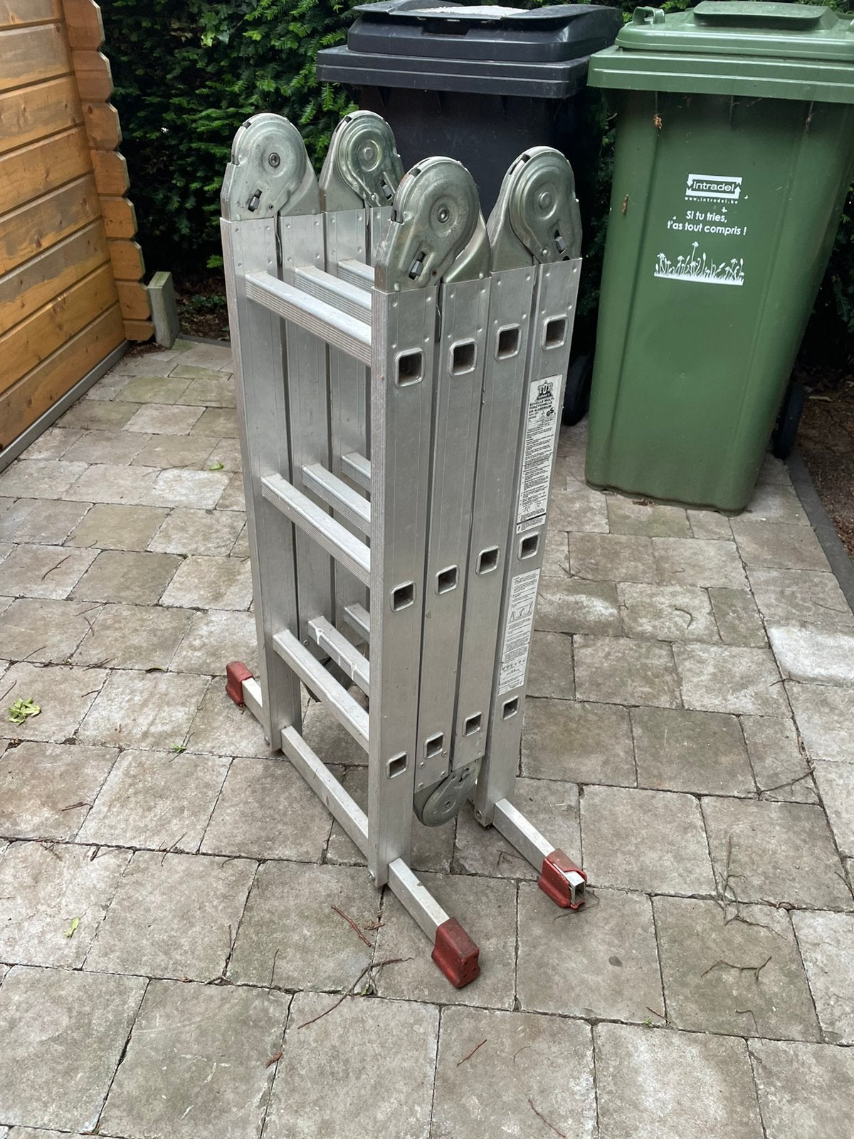 Échelle pliable aluminium, Bricolage & Construction, 2 à 4 mètres, Pliable ou rétractable/escamotable, Échelle, Enlèvement