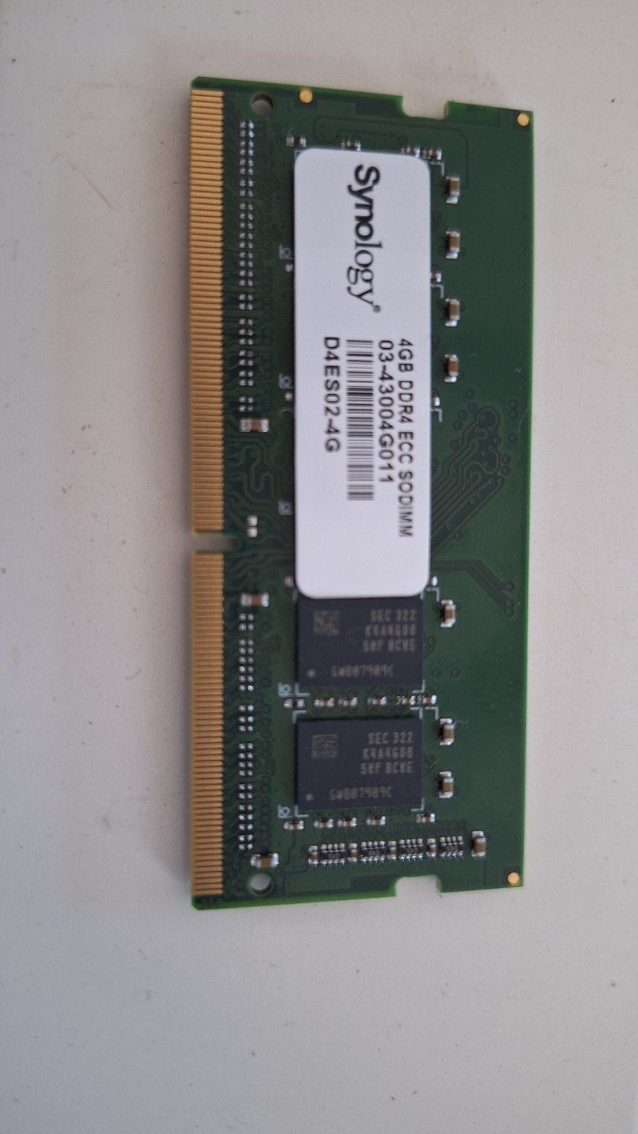 4Gb DDR4 ram voor synology 923+, Informatique & Logiciels, Mémoire RAM, Enlèvement, DDR4
