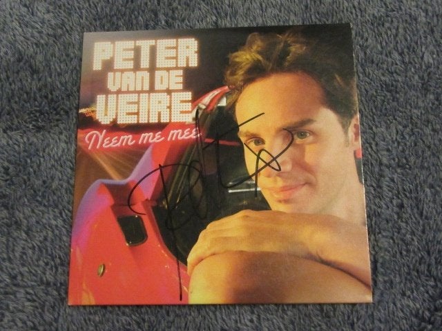CD single: Peter Van De Veire - Neem Me Mee - getekend, Ophalen of Verzenden, Zo goed als nieuw, Nederlandstalig