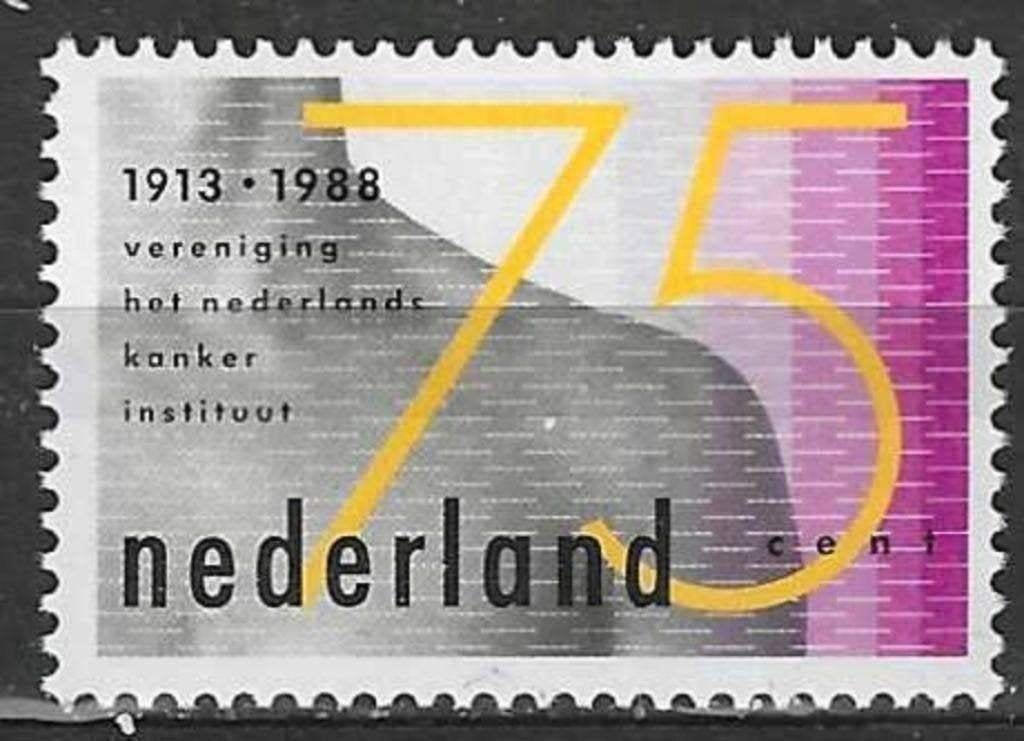 Pays-Bas 1988 - Yvert 1312 - Institut du cancer (PF), Envoi, Non oblitéré
