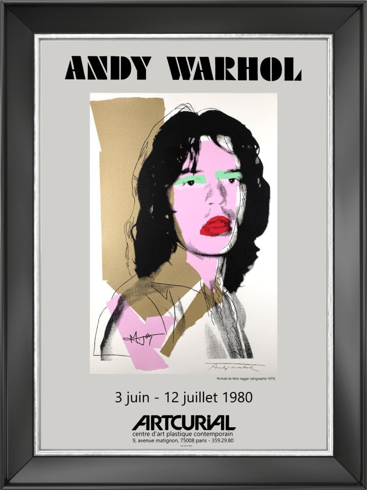 Affiche Andy Warhol Mick Jagger, Ophalen of Verzenden