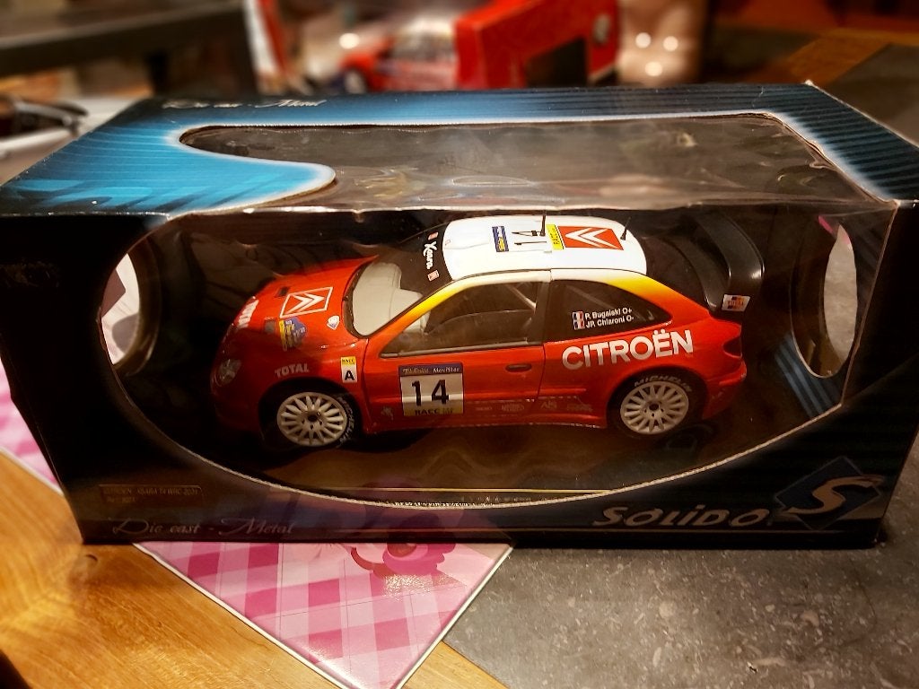 SOLIDO Citroen Xsara T4 WRC 2001 n14 Bulgalski / Chiaroni, Ophalen of Verzenden, Nieuw, Auto, Solido