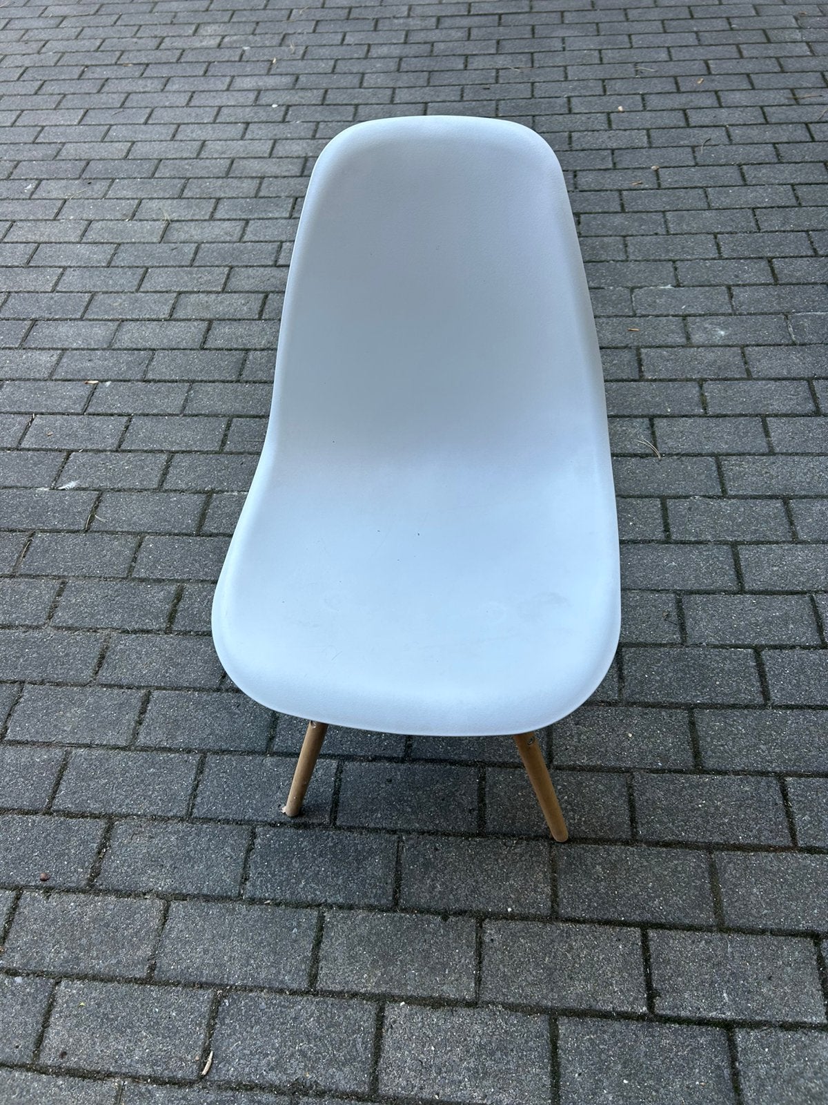 Chaises blanc et bois, Enlèvement, Comme neuf, Blanc, Bois