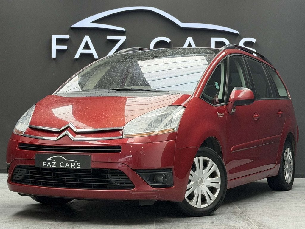 Citroën C4 Picasso 1.6 HDi * REGU + CLIM + 7 PLACES + RADIO, Autos, Rouge, Achat, 140 g/km, Entreprise