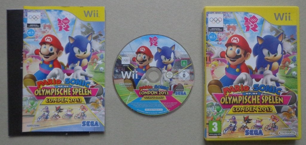 Mario en Sonic Olympische Spelen Londen 2012 voor de Wii, Ophalen of Verzenden, Zo goed als nieuw